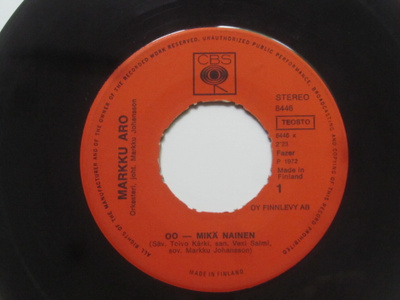 Markku Aro: Oo-mikä nainen 7" single 1972