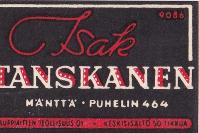 Mänttä. Isak Tanskanen    b501