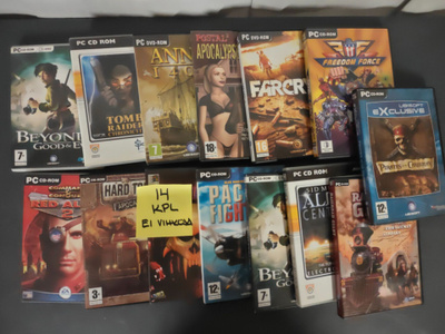 PC-pelejä 14kpl