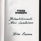 Koskimaa: Tyrjän rykmentti, WSOY 1996, skp, K3+,tek.nimikirj - pikkukuva 2