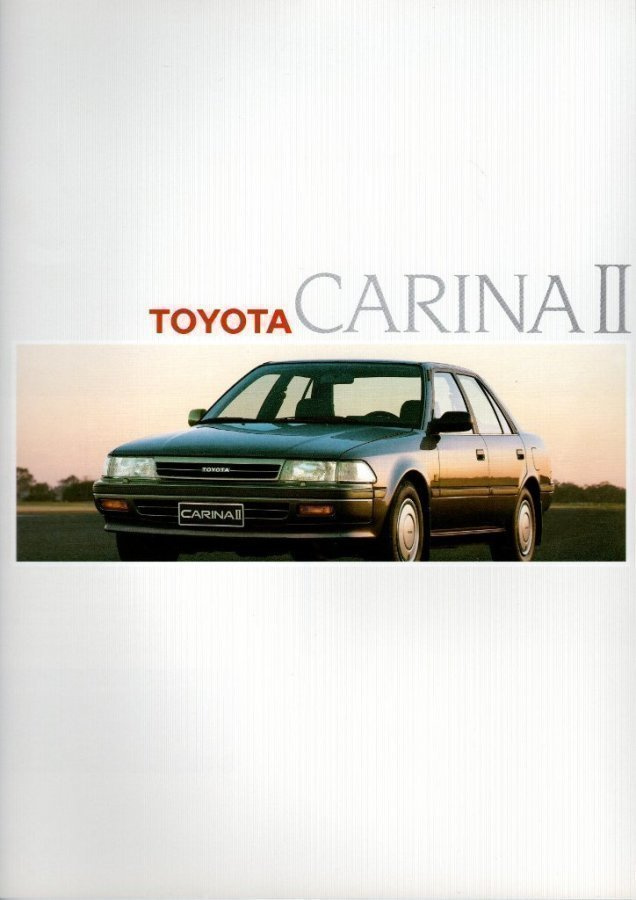 Toyota Carina -esite, 1988