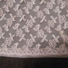 ALUSMEKKO  5.  VAALEA BEIGE VANHA PITSIALUSMEKKO, VINTAGE - pikkukuva 4
