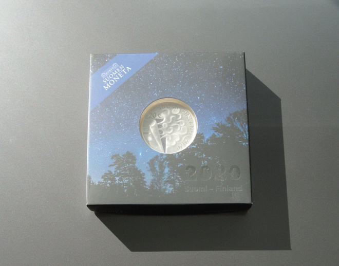 NUMEROITU 20€ PROOF Väinö Linna nro: 10