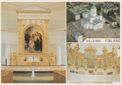 KIRKKOKORTTI - HELSINKI - TUOMIOKIRKKO - SISÄKUVA - 10