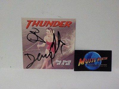 THUNDER - THE THRILL OF IT ALL PROMOKORTTI + NIMMARIT
