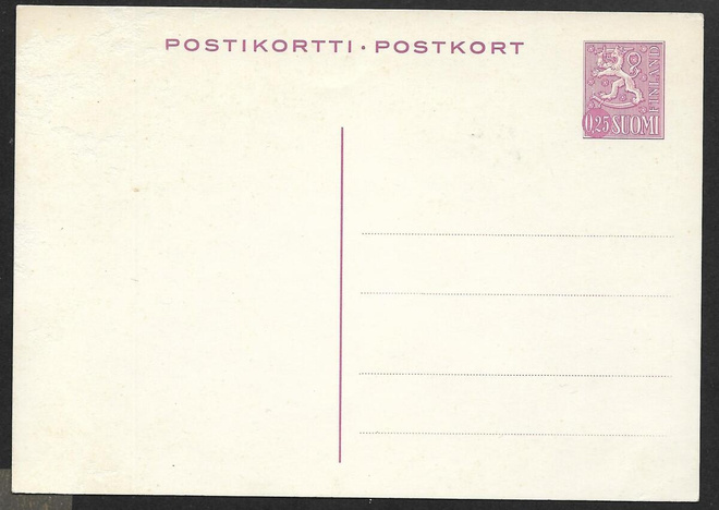 Postilähetys - Ehiö 0,25mk (LAPE 125) **