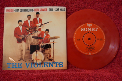 The Violents – Bandido Ghia Ep Red Vinyl Sweden 1962