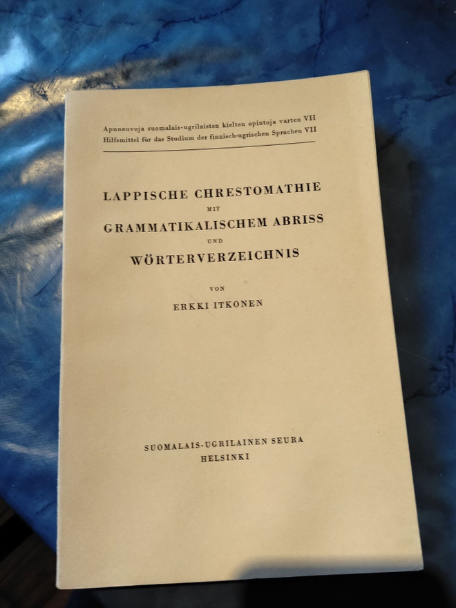 erkki itkonen pappische chrestomathie grammatikalischem abr