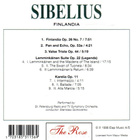 The Rose : Sibelius Finlandia - CD - pikkukuva 2