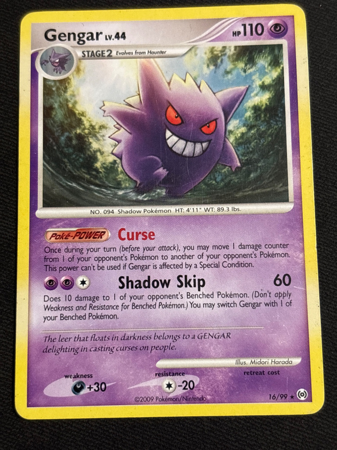Gengar lv.44 16/99 Arceus
