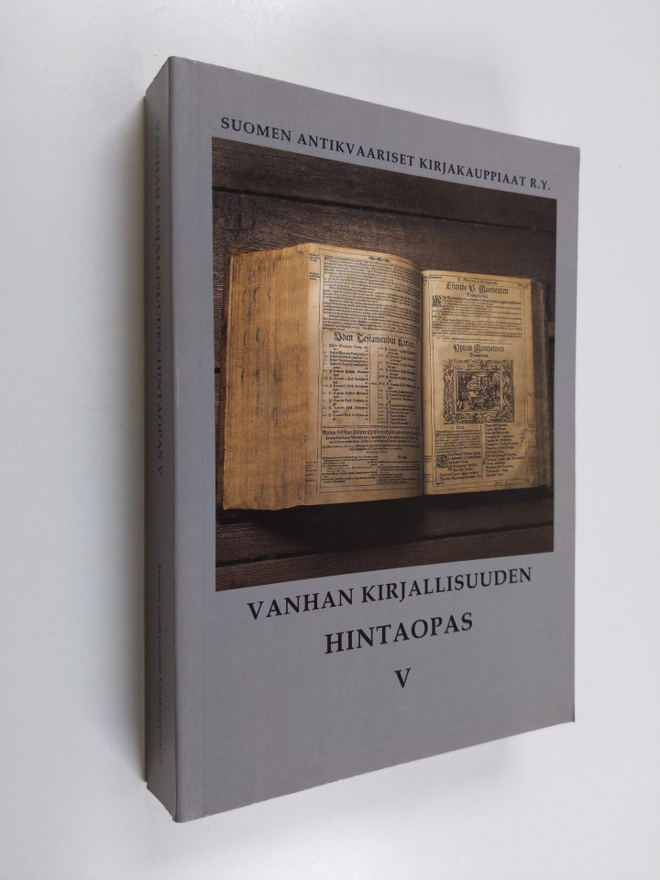 Tapani (toim.) Vinkala : Vanhan kirjallisuuden hintaopas 5