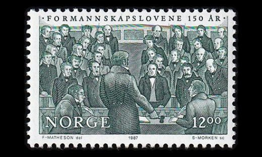 Norja 967 ** Paikallinen itsehallinto 150v (1987)