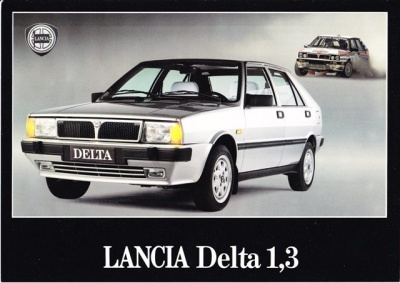 Lancia Delta ja Prisma -esite, 1989