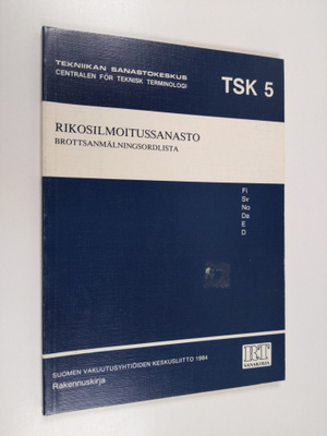 Rikosilmoitussanasto Brottsanmälningsordlista - Brottsanm...