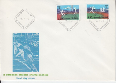 FDC 1971 yleisurheilun MM