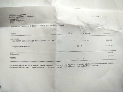 Donna Sijauspatja 120/200    hinta 100e
