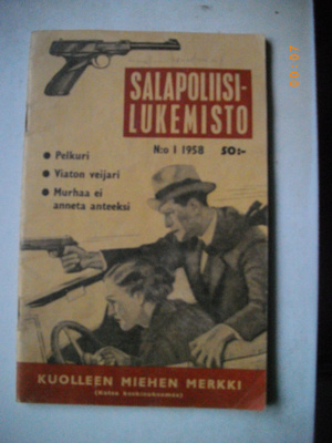 Salapoliisilukemisto Nro 1/1958. 