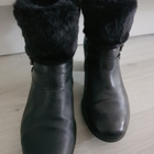Mustat Mephisto Nahkanilkkurit / Nahkasaappaat - koko 38,5 - pikkukuva 3