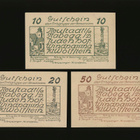 Itävalta Notgeld 10, 20, 50 Heller, Neustadtl 1920 - pikkukuva 1