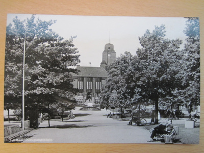 VANHA Postikortti Lahti 1950-l Alkup. Mallikappale