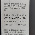 Champion Jääkiekkosarja # 122 - pikkukuva 2