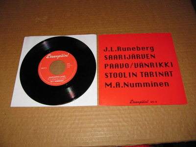 M.A.Numminen 7" Saarijärven Paavo, PS v.1990