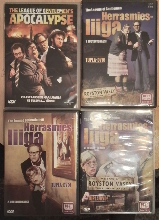 Herrasmies liiga dvd:t
