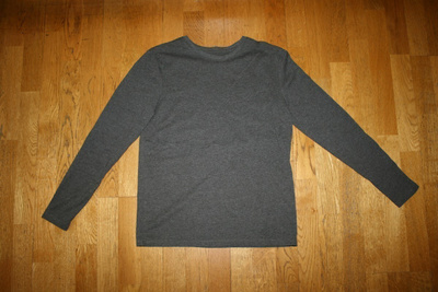 H&M LUOMU harmaa pitkähihainen t-paita 158-164