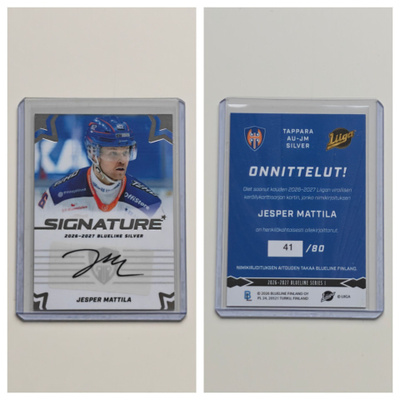 Jesper Mattila Silver Signature Blueline