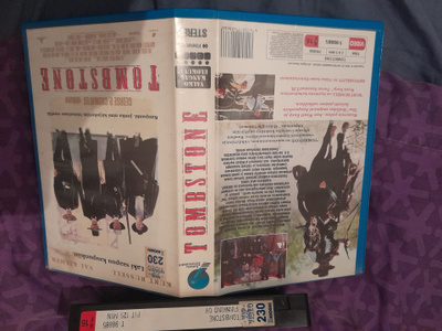 Tombstone vhs,kurt russell,val kilmer