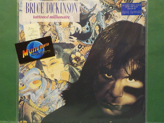 BRUCE DICKINSON - TATTOOED MILLIONAIRE - EU 1990 EX+/EX+ LP