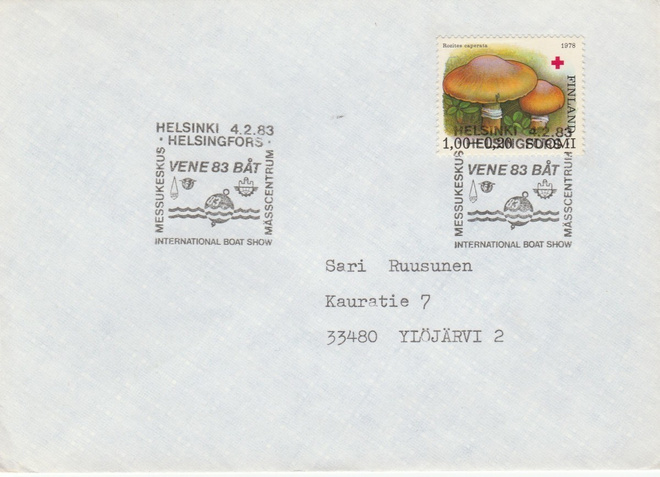 ERIKOISLEIMA , Vene 83, Helsinki 4.2.1983