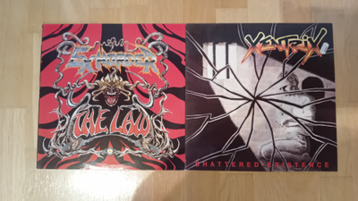 Exhorder - The Law + Xentrix - Shattered Existence LP:t