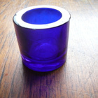 Iittala kivi koboltinsininen tuikkualusta 2kpl - pikkukuva 2