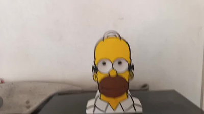 Homer Simpson -koriste – katse seuraa katselijaa