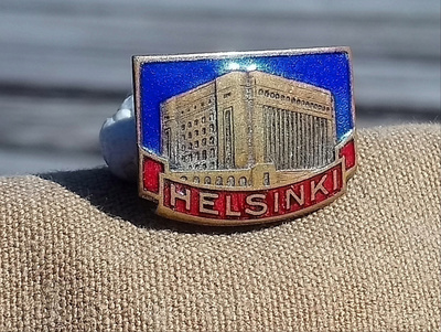 Helsinki-ruuvimerkki, Eduskunta talo, ehjät emalit.