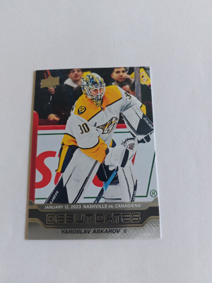 2023-24 Upper Deck Debut Dates #DD13 Yaroslav Askarov