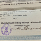 VANHA Vakuutuskirja Schweiziska Oy Helsinki 1917 - pikkukuva 3