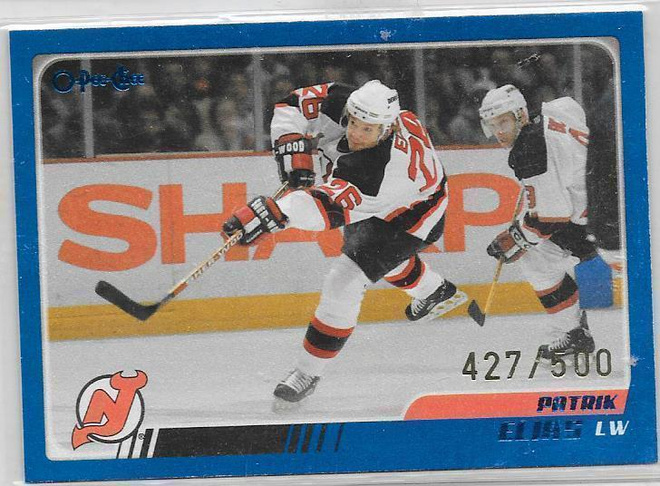03-04 OPC Blue #89 Patrik Elias New Jersey Devils /500