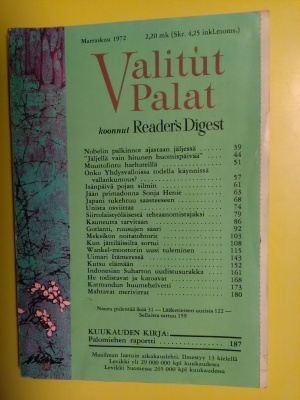 Valitut palat marraskuu 1972