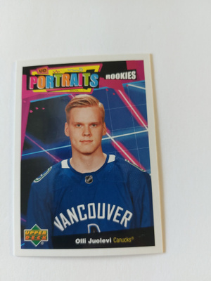 2020-21 Upper Deck UD Portraits #P59 Olli Juolevi