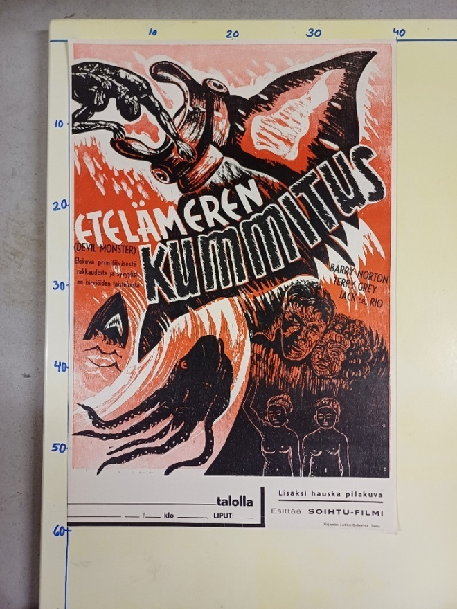 Etelämeren kummitus ELOKUVAJULISTE