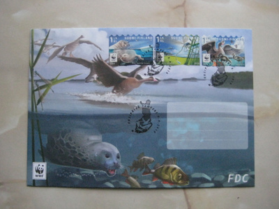FDC-9.9.2016 Uhanalaisia eläimiä I(106)