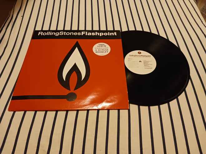 Rolling Stones – Flashpoint lp orig 1991 + vihko hieno kunto