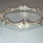 Finlandia Koru jewellery, hopea rannekoru kivillä 925 E8 - pikkukuva 1
