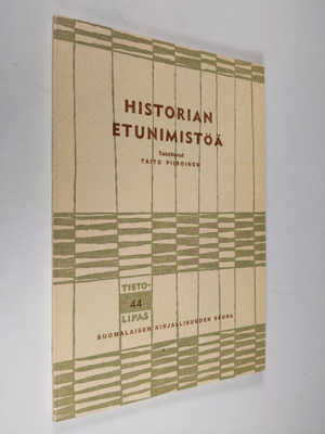 Historian etunimistöä