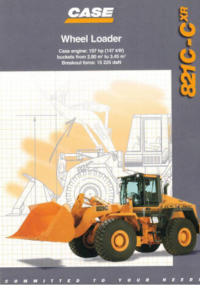Esite Case 821C pyöräkuormaaja 1999