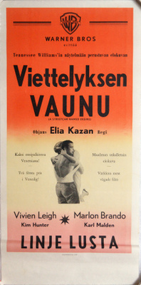 Elokuvajuliste: Viettelyksen vaunu (Marlon Brando)