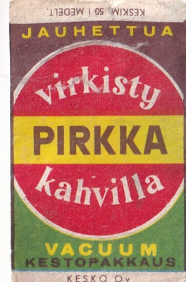 Virkisty Pirkka kahvilla , jauhettua vacuum  b5721