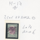 M17 hakaristivesileima  1½ mk B hammaste W2  vesil. LaPe 20€ - pikkukuva 2